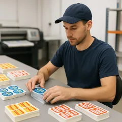 Работа на заводе по производству наклеек в Ришон ле-Ционе