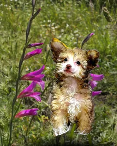Щенки Китайской Хохлатой собачки, миниатюрные и пуховые, 2.