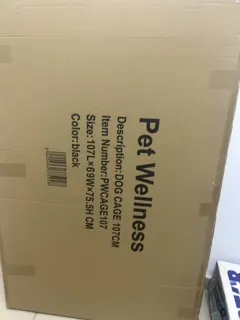 Большая клетка для собак и кошек, новая в упаковке