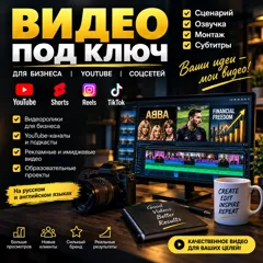 Создание видео под ключ для YouTube и социальных сетей